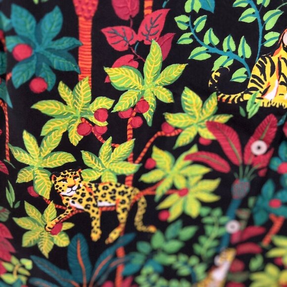 PrintFresh Big Cat Energy Long Sleep Set Pajamas Queen Of The Jungle Boho S Cats - Picture 5 of 8